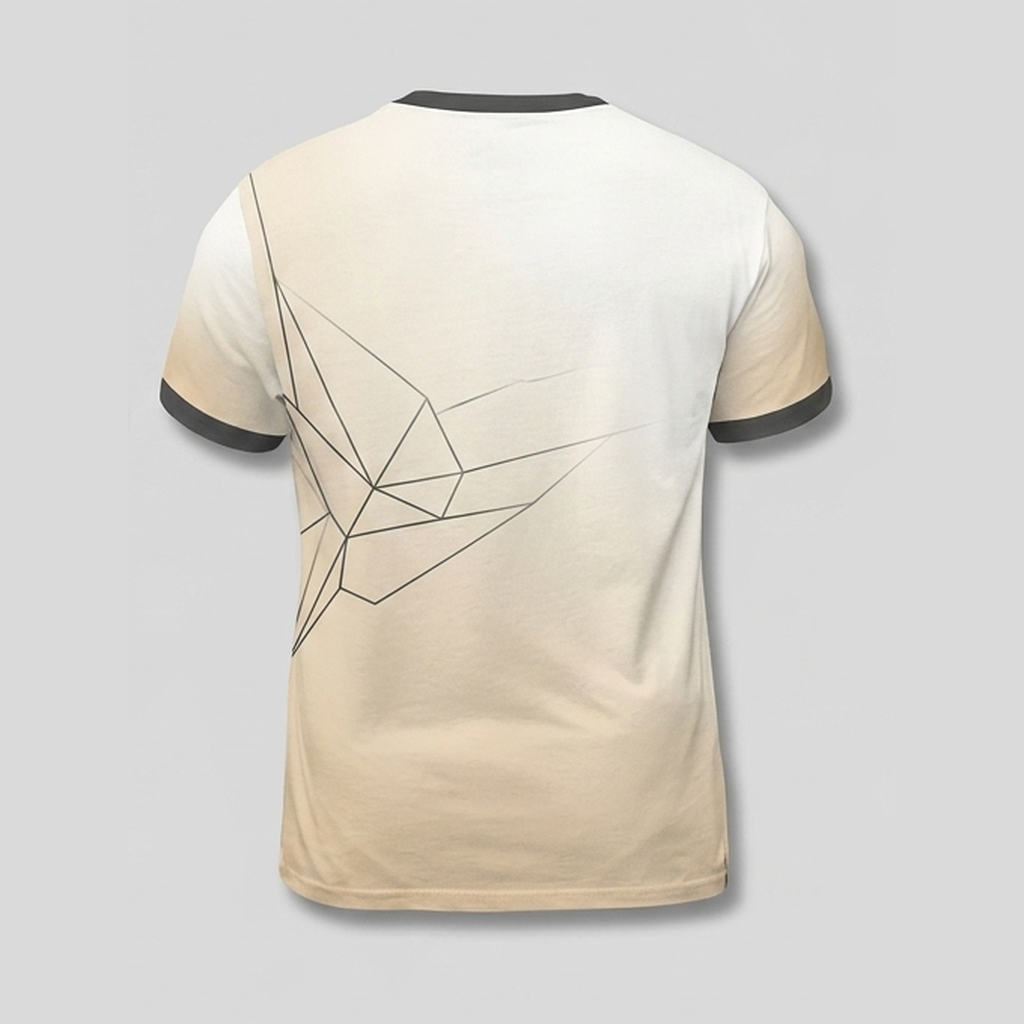 Origami Hummingbird Terracotta Sun Aop Tshirt