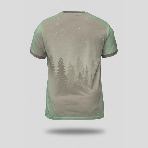 Cozy Mountain Cabin Pine Forest Aop Tshirt