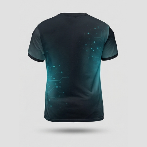 Cyberpunk Neon Circuit Butterfly Aop Tshirt